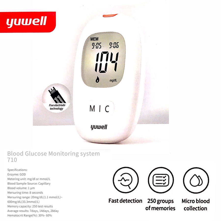 PAKET ALAT TES GULA DARAH BLOOD GLUCOSE METER ALAT UKUR GULA DARAH MONITOR DIABETES