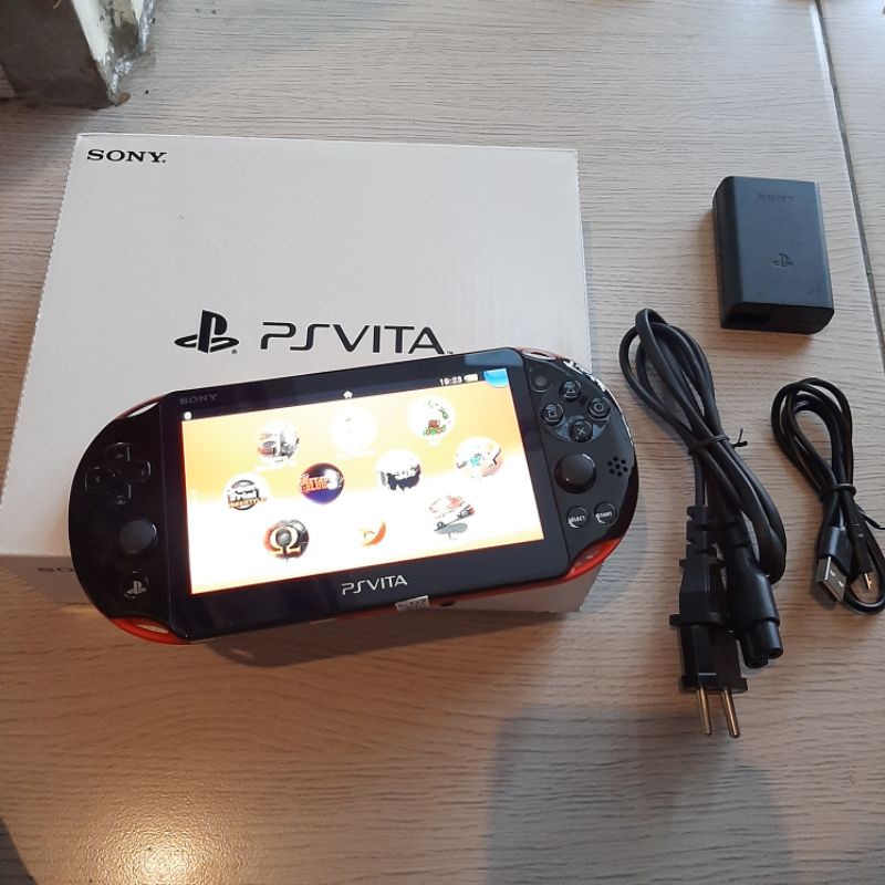 PS Vita Slim Black RED 64gb FullGame Henkaku Enso Permanent