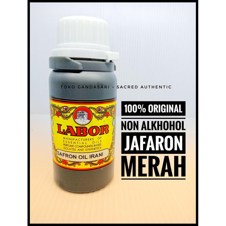 BIBIT PARFUM MINYAK SAFRON OIL IRANI JAFARON MERAH ZAFARON MERAH 100ML