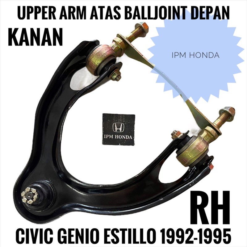 51450 / 51460 SR3 UPPER ARM SAYAP BALLJOINT DEPAN ATAS Kanan / Kiri HONDA Civic Genio Estillo 1992 1993 1994 1995