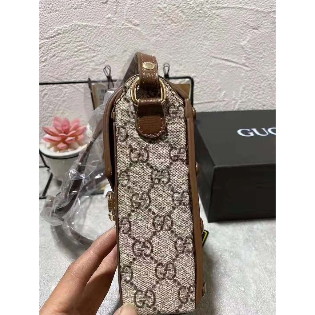 FH66 Tas Selempang sling panjang bahu wanita samping