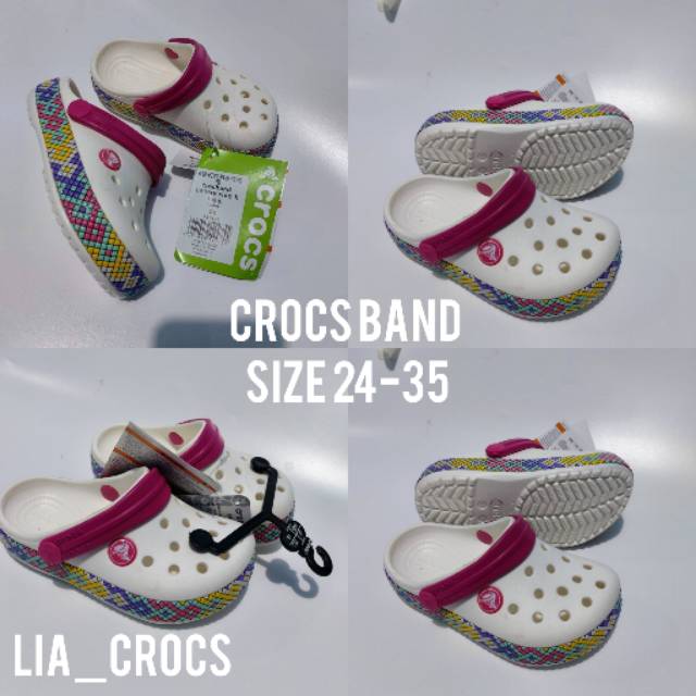 Crocs band anak kids junior / CrocsBand clog sandal crocs anak