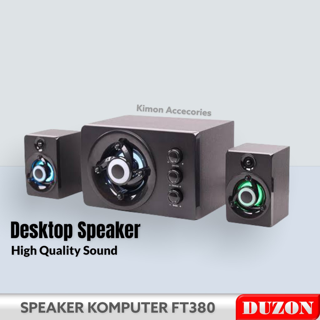 SPEAKER KOMPUTER FT380 SUBWOOFER LAPTOP HP AUDIO BASS BOX HANPHONE