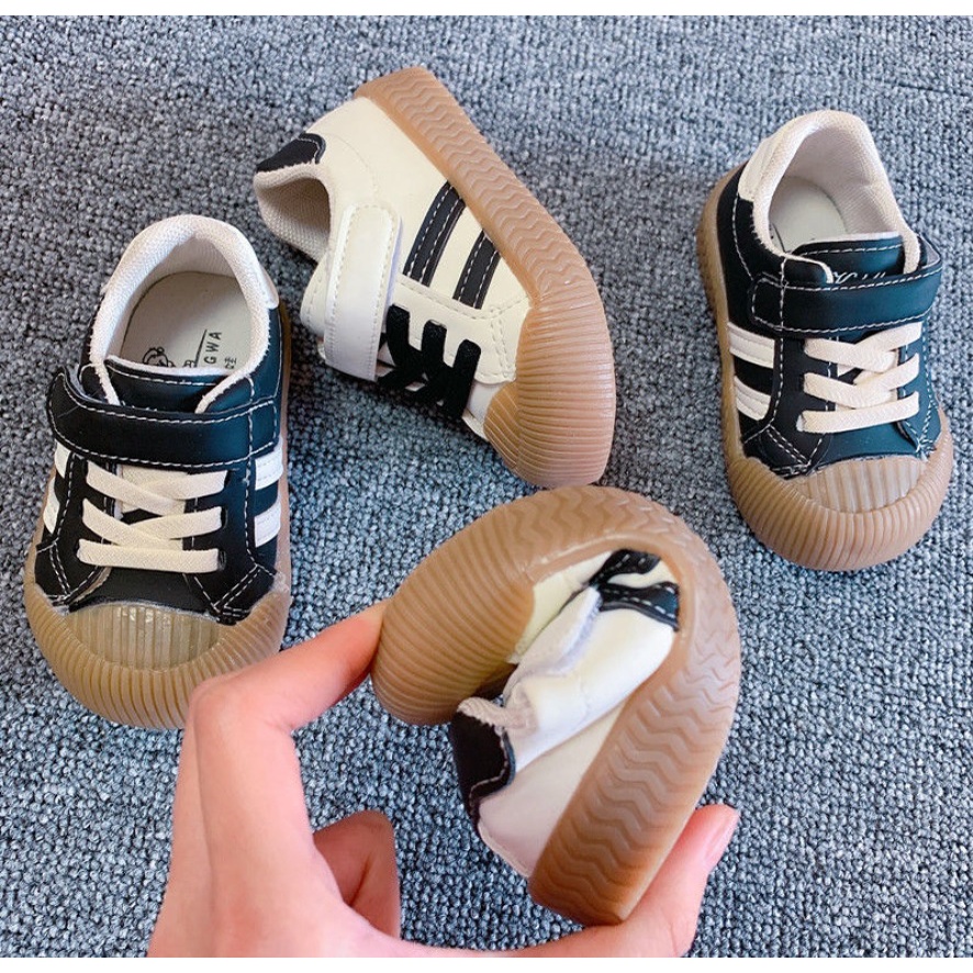 NEW Sepatu kets anak import motif stripes