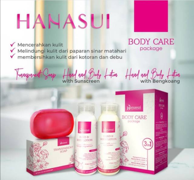 Hanasui Body Care 3 in 1 BPOM