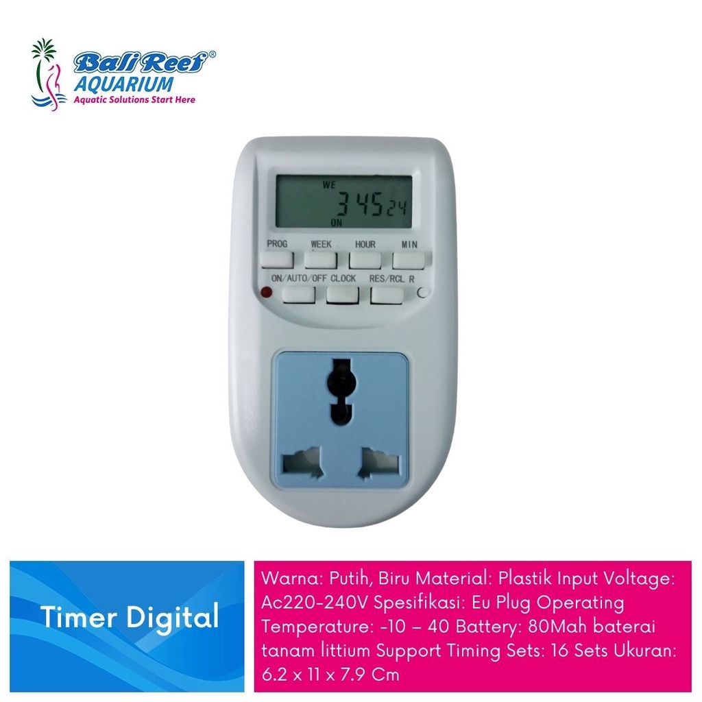 Jual Timer Listrik Digital Al 06 B Timer Lampu Aquarium Indonesia