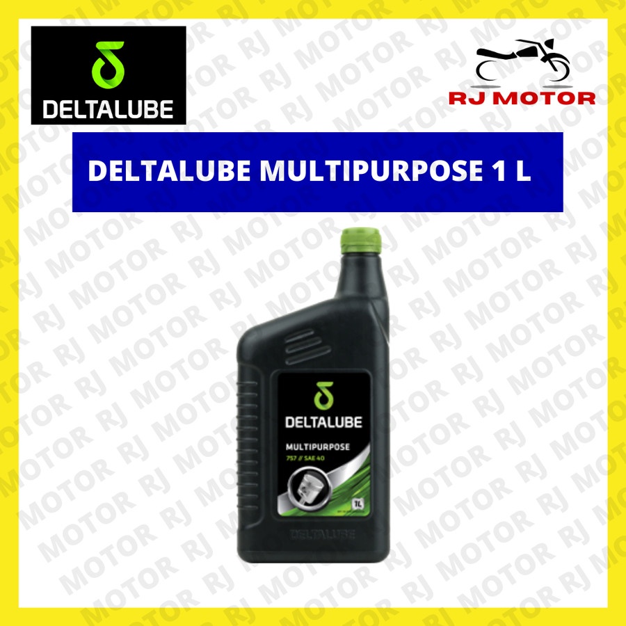 OLI DELTALUBE MULTIPURPOSE 757 PREMIUM SAE 40 1 LITER OLI MOTOR ASLI