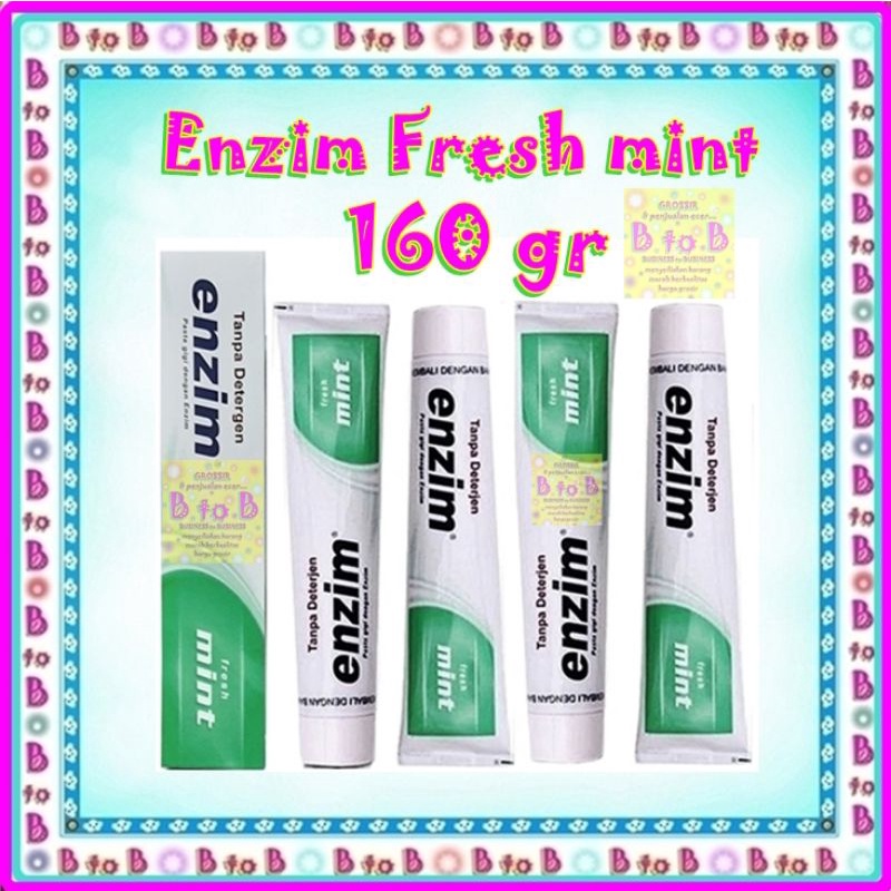 Enzim Fresh Mint 160gr - Odol Enzim Fresh mint 160 gr - Pasta gigi Enzim Fresh Mint - Odol Enzim Fre