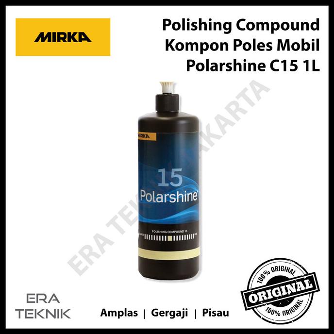 Polishing Compound Mirka Polarshine C15 1L Kompon Poles Mobil Otomotif