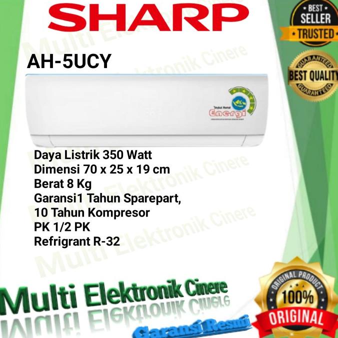 Sharp AH-A5UCY AC Split 1/2 PK Standard R32