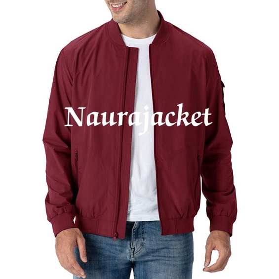 Jaket bomber pria simple/jaket taslan pria keren