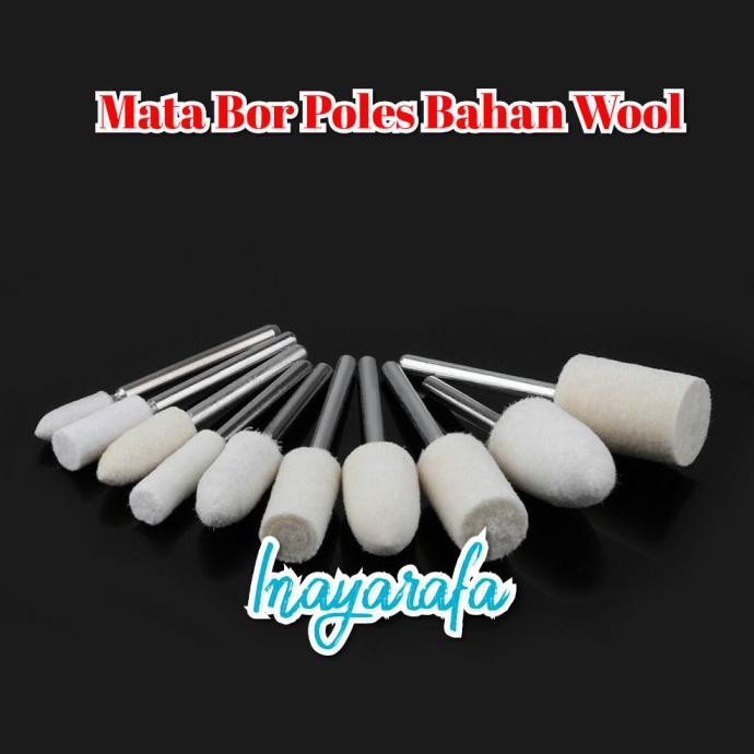 Sale Wool Polisher Mata Bor Poles Bahan Wool Mini Grinder Tuner Poles