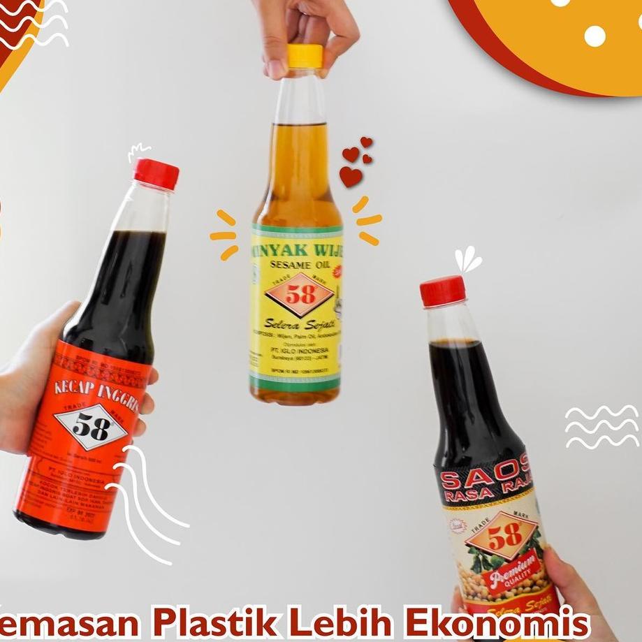 

[KODE EF7JJ] Saos 58 - Minyak Wijen Halal (600 ml)