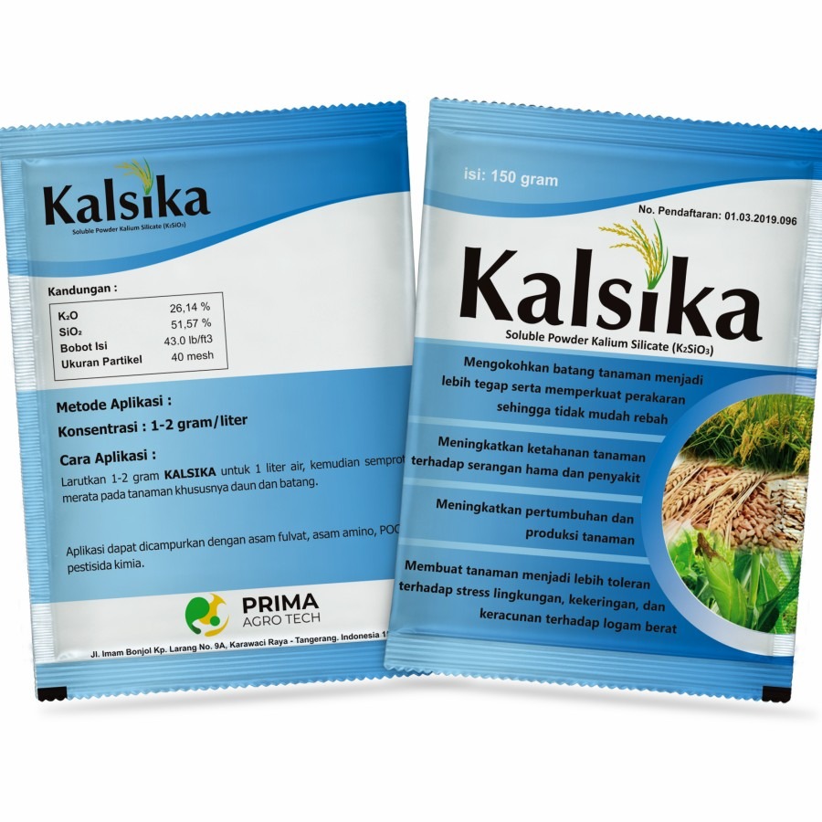 Pupuk Kalsika Kalsium Larut Air 100 gram Kalsika Pupuk Kalium Soluble Powder Kalium Silicate 100gram