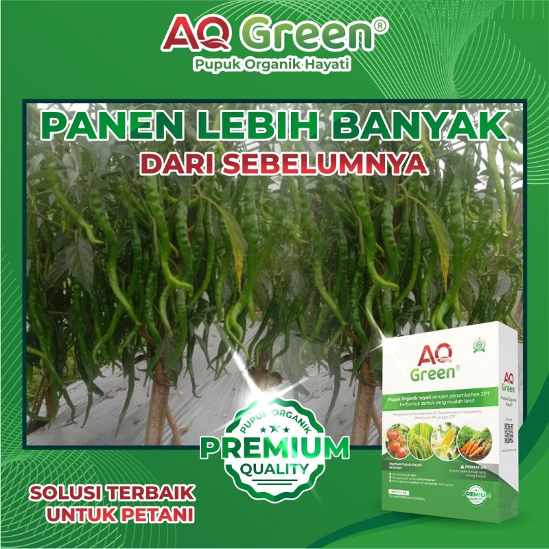 Pupuk Organik Hayati AQ GREEN Isi 1 Kg 100% Original Premium