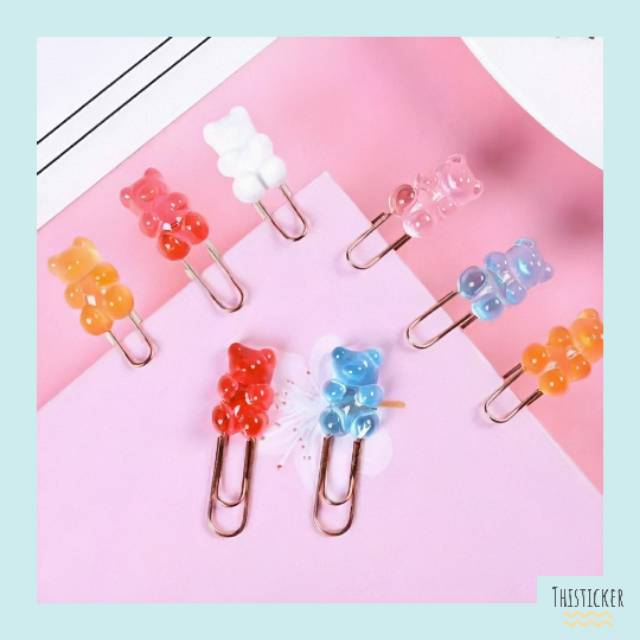 

[Thisticker] Paper Clip Candy Bear