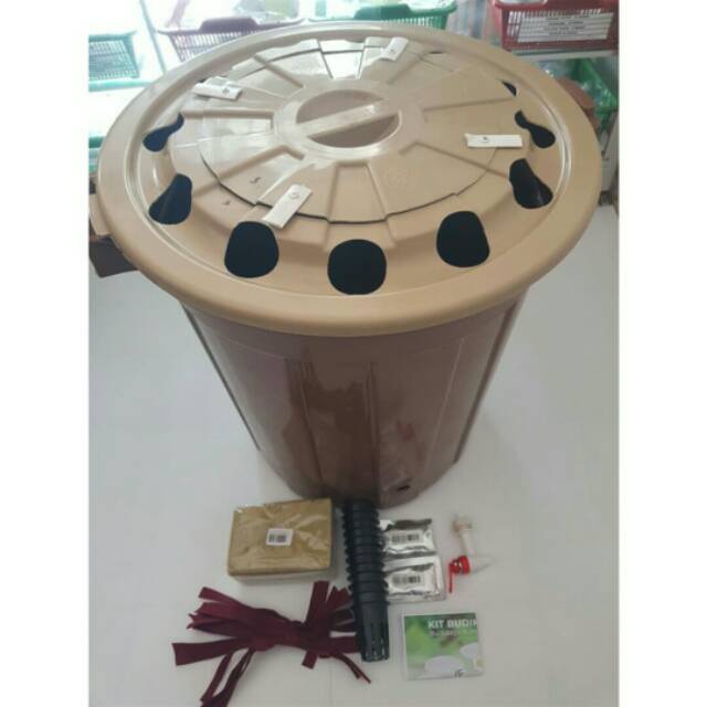 PAKET Hemat Kit BUDIKDAMBER (Budidaya Ikan dan Kangkung Dalam Ember )