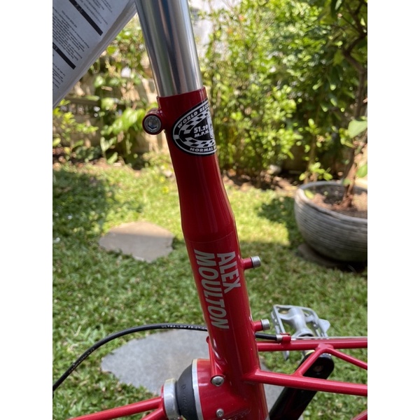 sepeda BARU (Koleksi) alex moulton type Am speed warna ferrari red