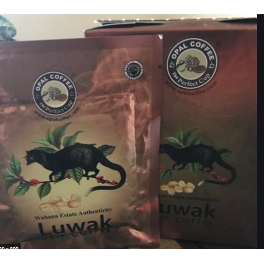 Opal Coffee Luwak Drip Coffee