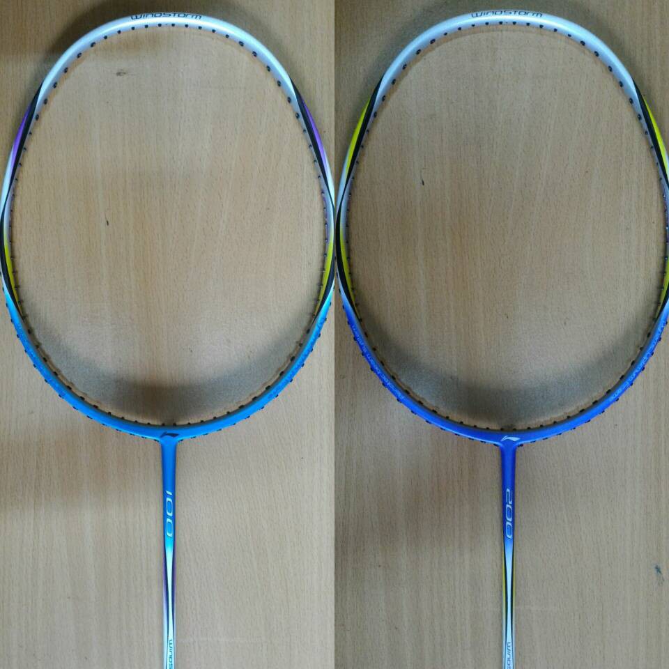 ORIGINAL RAKET BADMINTON LINING WINDSTORM CODE 200