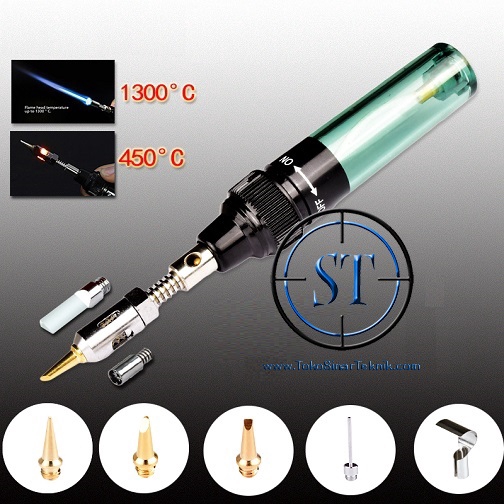 12 in 1 Butane Gas Electric Set Soldering Iron MT-100 Blow Torch Iron Pen High Quality Butan Solder Set Pemanas