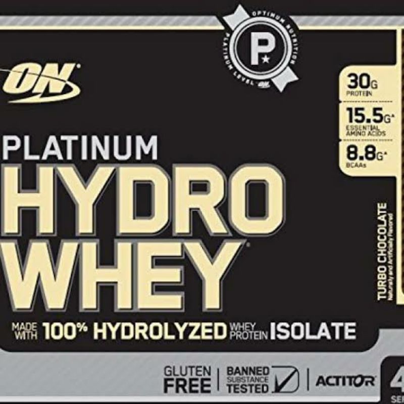 ON OPTIMUM NUTRITION HYDRO WHEY 3.5 LBS SUPLEMEN HYROLIZED SUSU FITNES FITNESS TINGGI PROTEIN GYM