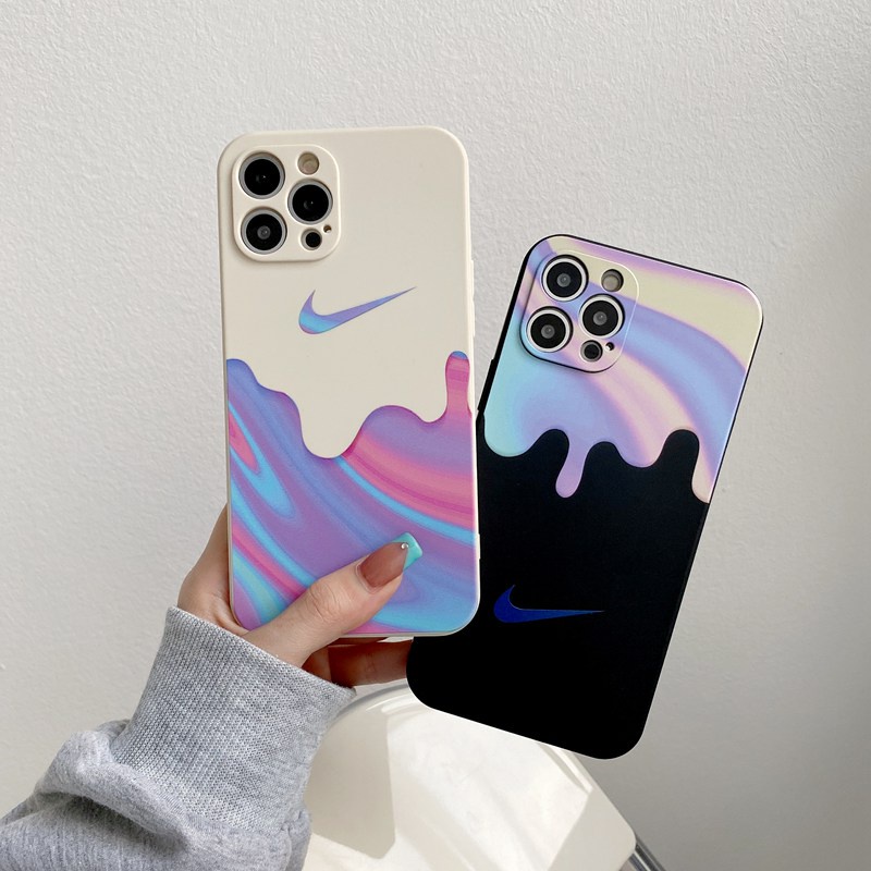 Liquid Colorful Nike Soft Case iP iPhone 6 6S 7 8 + Plus X XS XR 11 12 13 Pro Max Casing Xiaomi Redmi 8 9 10 9A 9C 9T Note 7 11 Pro