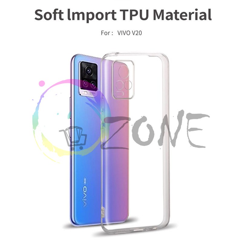 SOFTCASE TRANSPARAN VIVO V20 4G V2025 V2024 PREMIUM CLEAR SOFT CASE