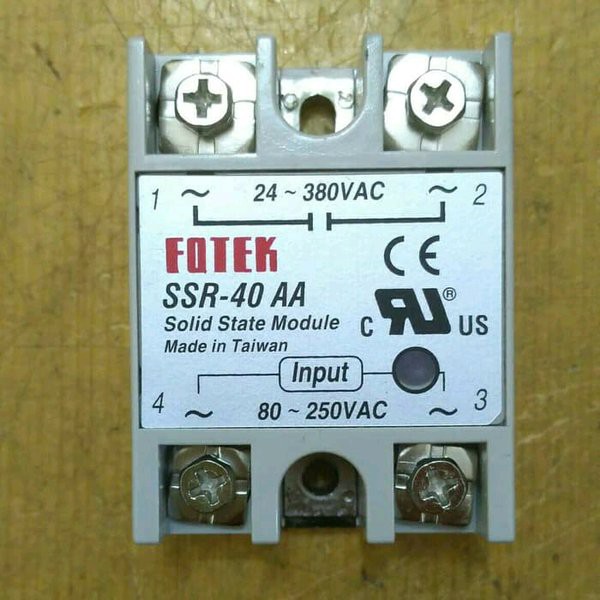 Alat FOTEK SSR-40AA 40A Solid state relay SSR 40 AA 40AA AC control AC