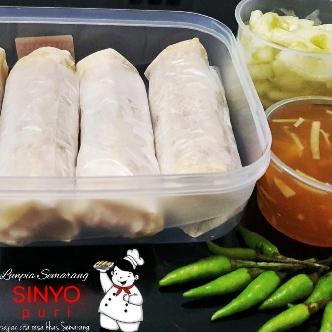 

[COD] Lumpia Semarang Sinyo Puri (isi 5) - Belum Digoreng - GRAB/GOJEK ONLY [COD]