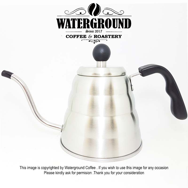 Gooseneck Kettle 1 Liter Model Mirip Buono Teko Leher Angsa V60 Tools