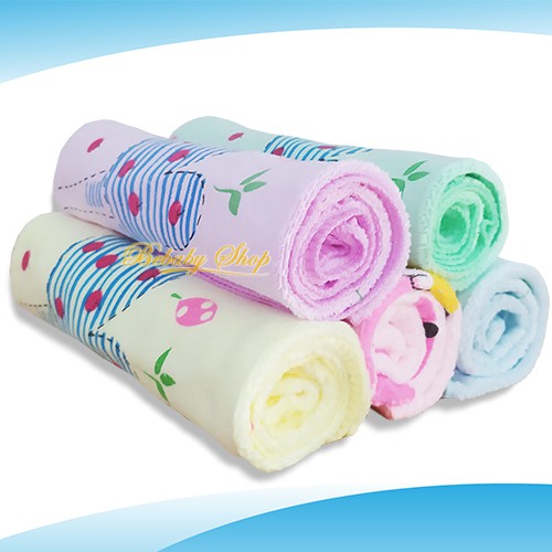 Handuk Mandi Bayi Micro Fiber Motif Size Kecil &amp; Jumbo Microfiber Halus Lembut Menyerap Air