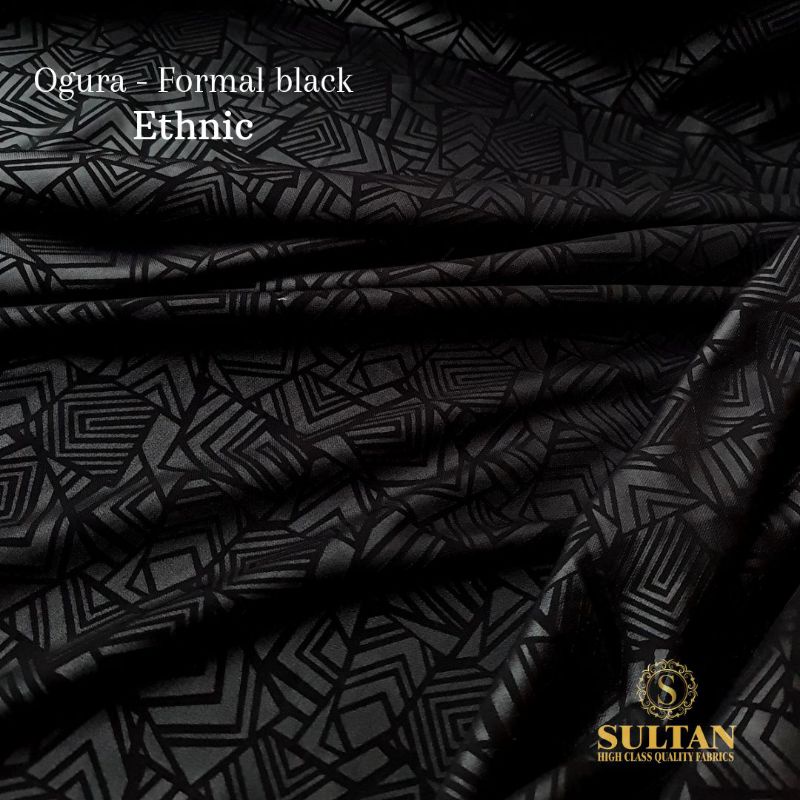 Baru Kain OGURA Sultan Formal Black