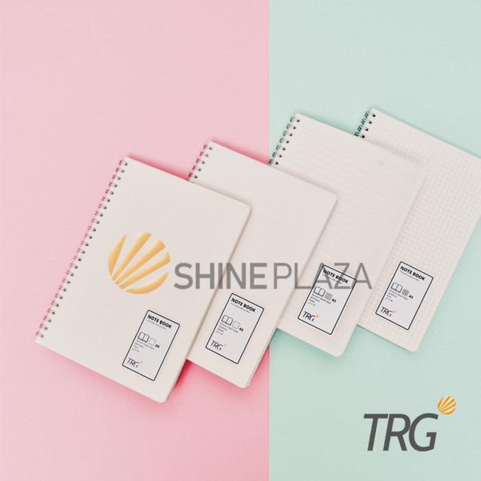 

Buku Tulis Catatan A5 Bookpaper Dot Grid Plain Ruled TRG - TRG Clear Cover Spiral Notebook