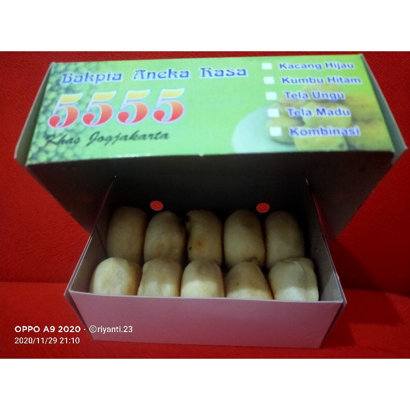 

KHUSUS AREA JOGJA & SEKITARNYA. bakpia 5555 khas Jogja isi 10 TOKO RISASORA