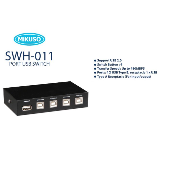 MIKUSO USB SWITCHER SWH-011