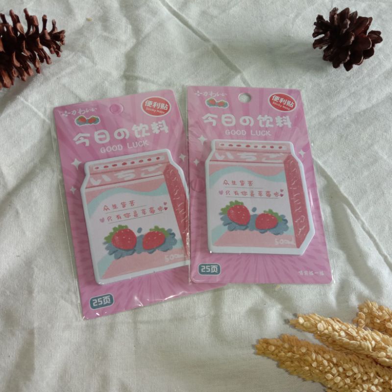

[nyxn.kx] 1pc Sticky Note Susu Kotak