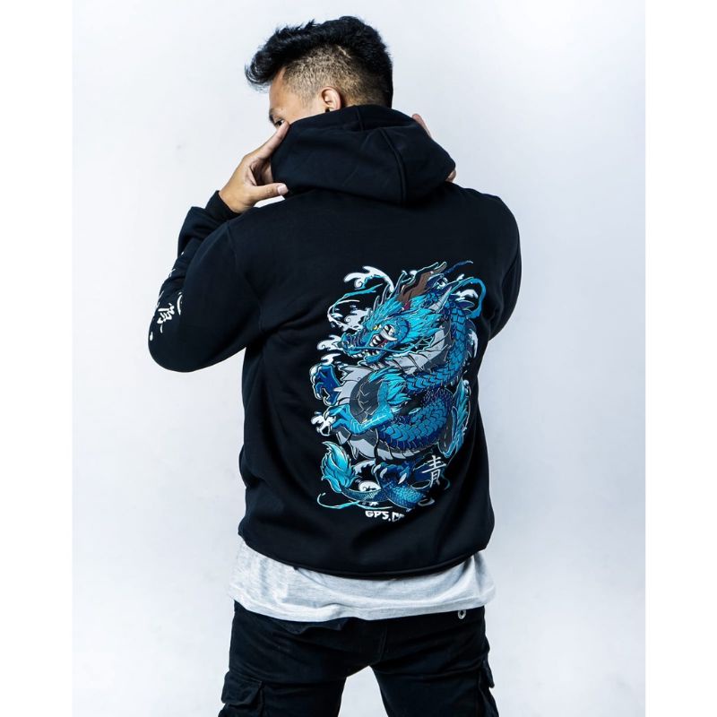 shockbreaker - L,XL,XXL - hitam -jaket sweater suiter hudie  suiter prostret