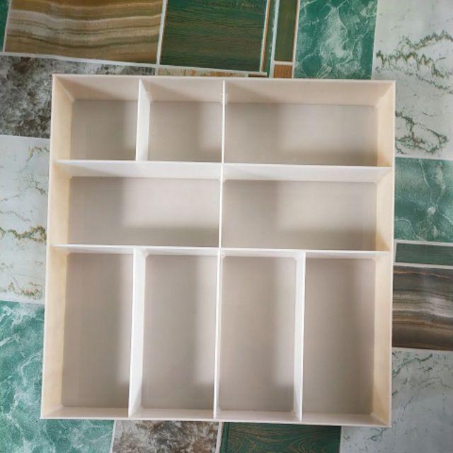 Tempat Uang Acrylic 2mm Putih Susu