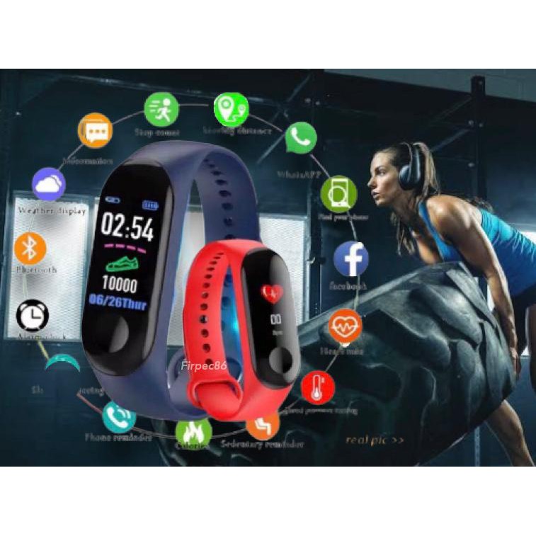 F86 MURAH M3 Smartband Smartwatch Waterproof iP67 Bluetooth Wrist Watch