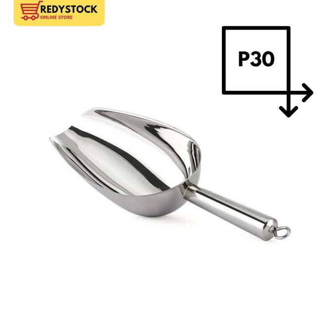 Scoop Es Batu Ice Shovel - Sendok Beras - Sugar Scoop Stainless - P30 By Adriana Shop