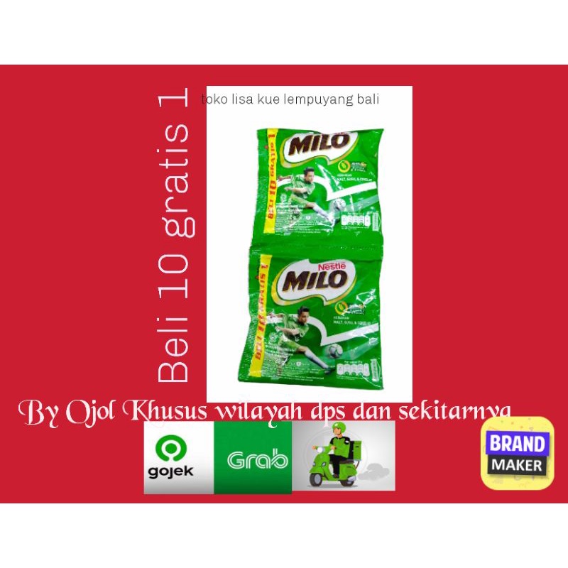 

Susu Bubuk Milo Actif Go Sachet Renteng Isi 10pcs 22g