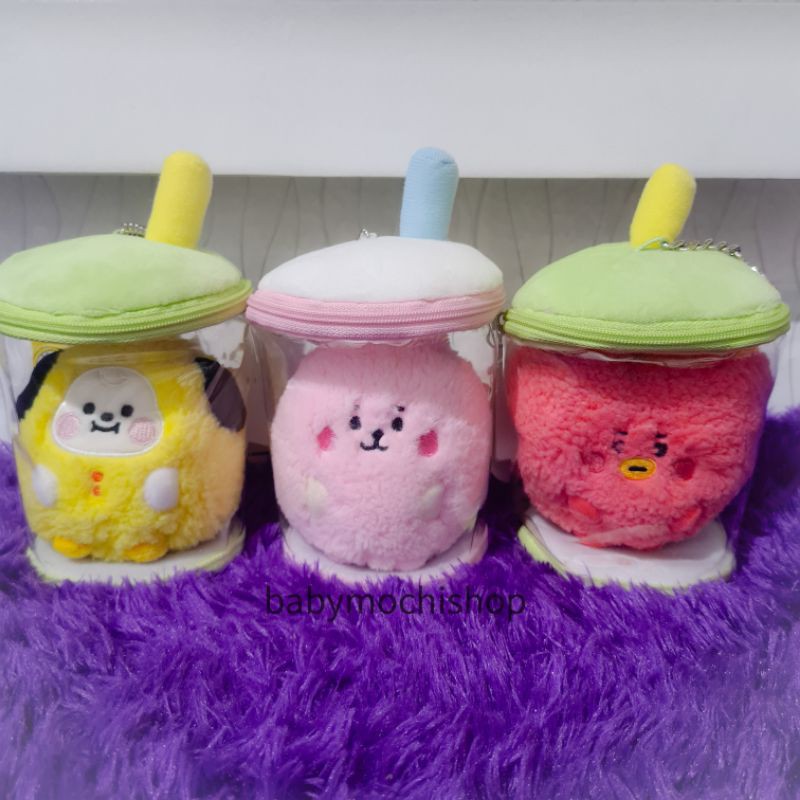[READY 🇲🇨] BT21 Baby Boucle Bubble Tea Bag Charm