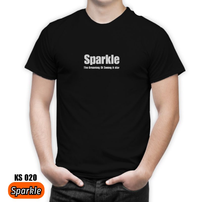 Kaos Distro Original Cotton Combad 30s Motif bulan - sparkle