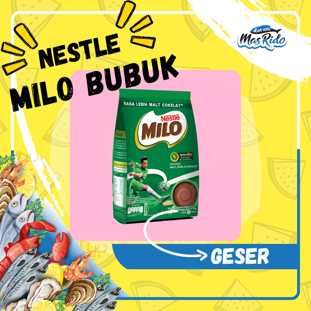 

Milo Bubuk Coklat Susu Coklat Milo Siap Seduh Choco Milk 1 Kg Termurah