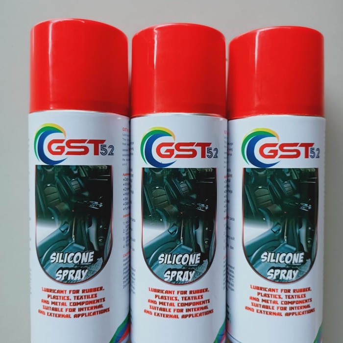 Silicone Spray GST52 Pengkilap Bahan Logam Karet Plastik GST 52