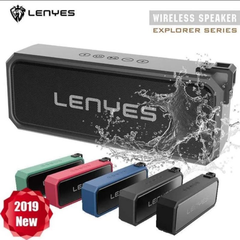 MN - LENYES S 107 Waterproof IPX7 Outdoor Wireless Bluetooth HI-FI Stereo Mini Portable Speaker Orig