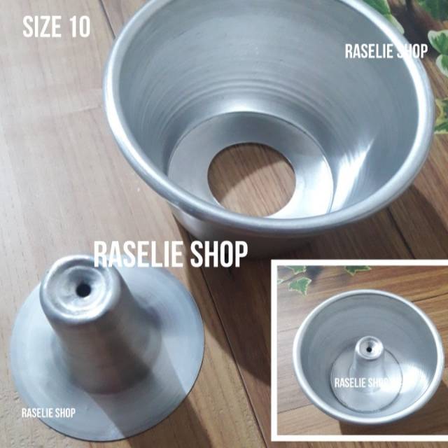 Loyang PRESS Chiffon MINI size 10 Cetakan Bolu Chifon Sifon Bongkar Pasang