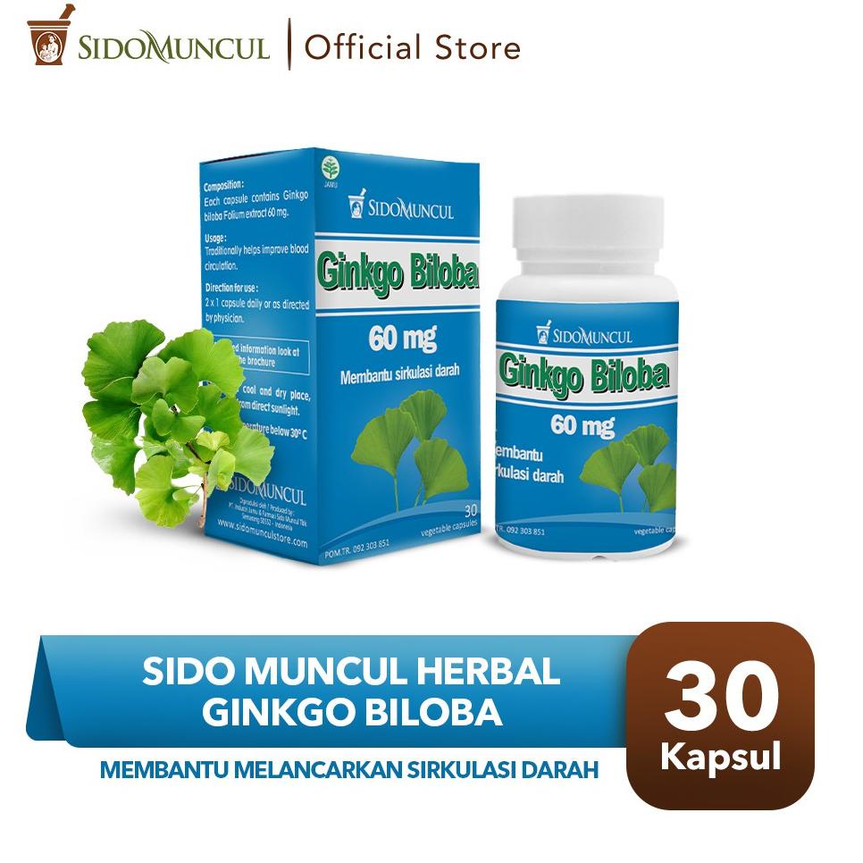 

[SKU PRODUK : CBPKQ] Sido Muncul Herbal Ginkgo Biloba 30 Kapsul - Daya Ingat Konsentrasi