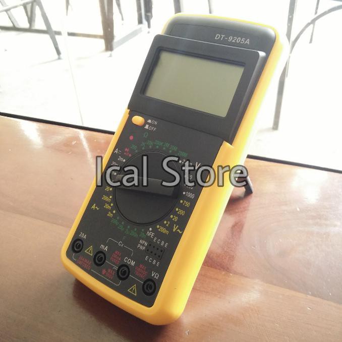 Multimeter DT9205A - Multitester Digital DT-9205A - Display LCD Besar